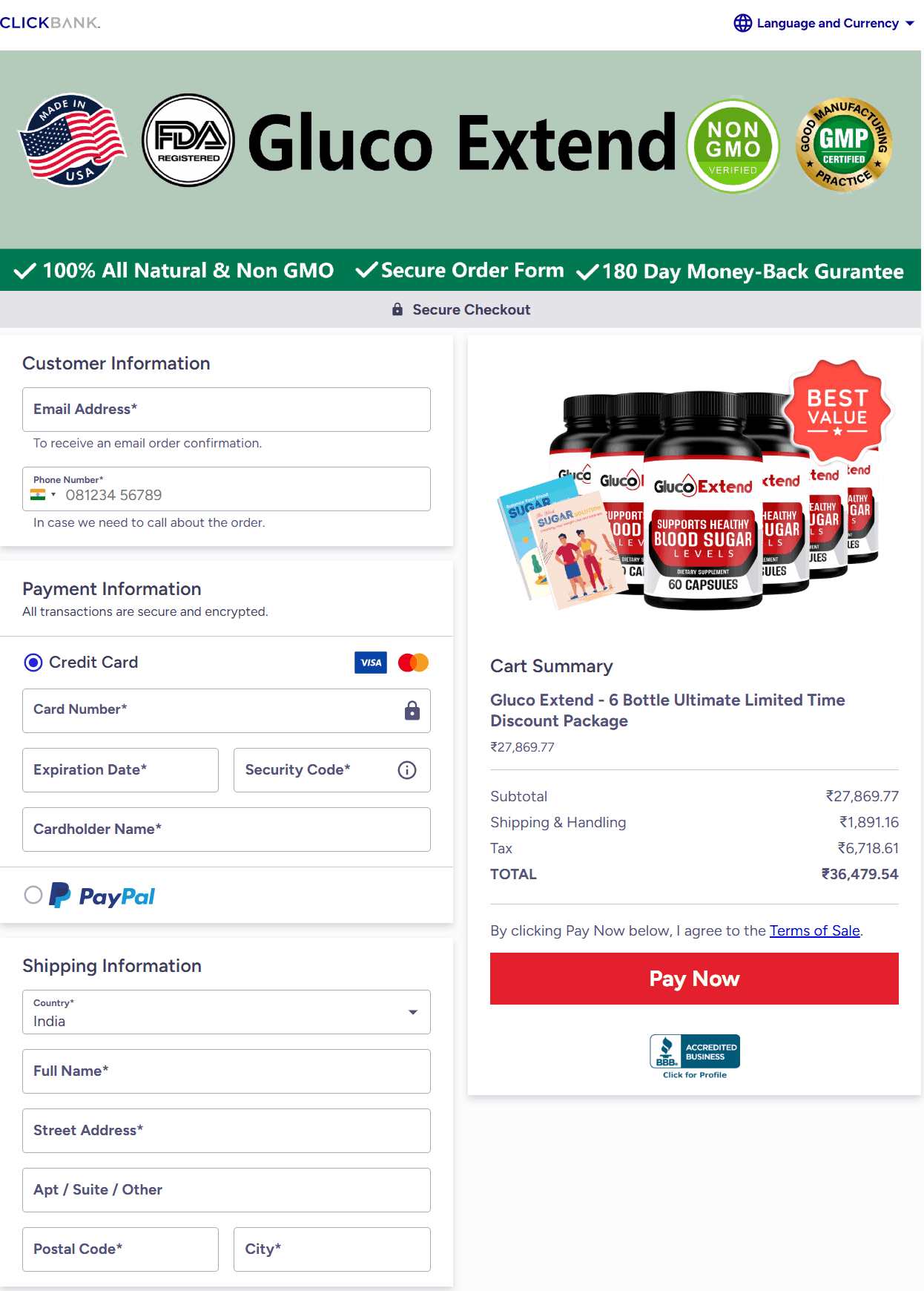 Gluco Extend official website order